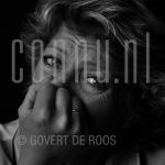 11-04-2005 Simone Kleinsma at studio in Amsterdam on behalf of Schreeuwen project.

[keywords]Black and White Image, Headshot[/keywords]